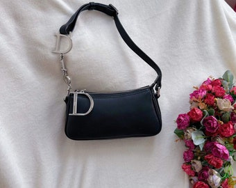 Vintage Dior Monogram Spell Out Mini Tas Kleine Tas