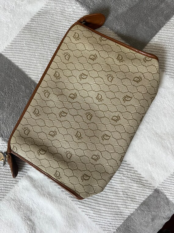 Vintage Dior Honeycomb Clutch Bag - image 3
