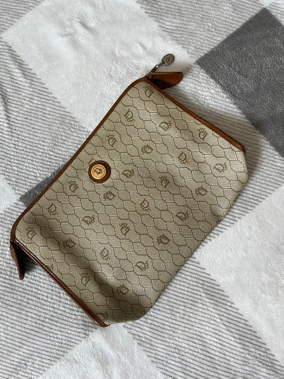 Vintage Dior Honeycomb Clutch Bag - image 2