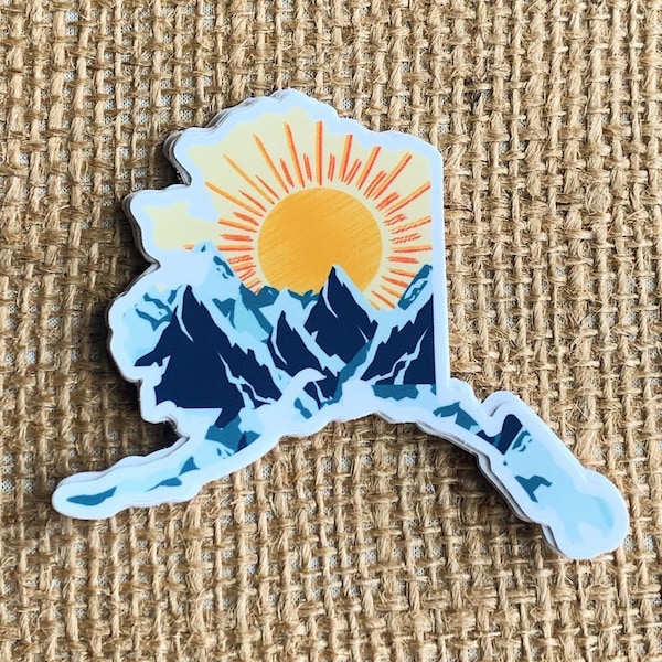 Alaska Midnight Sun Sticker