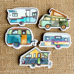 Campers and Trailers Sticker Bundle -- Because Campers and Stickers are the Cutest -- Alaska Campers Stickers