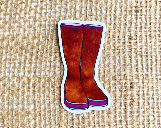 Alaskan Boots Sticker -- Xtratufs Sticker - Etsy
