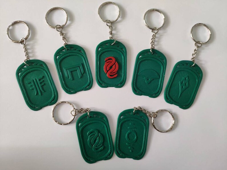 3D Printed Destiny Inspired Gambit Coin Keychain