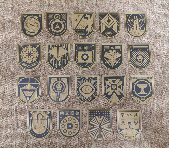 Destiny 2 Seal Signs. 22 Seals Available. 3D Printed. Perfect Etsy