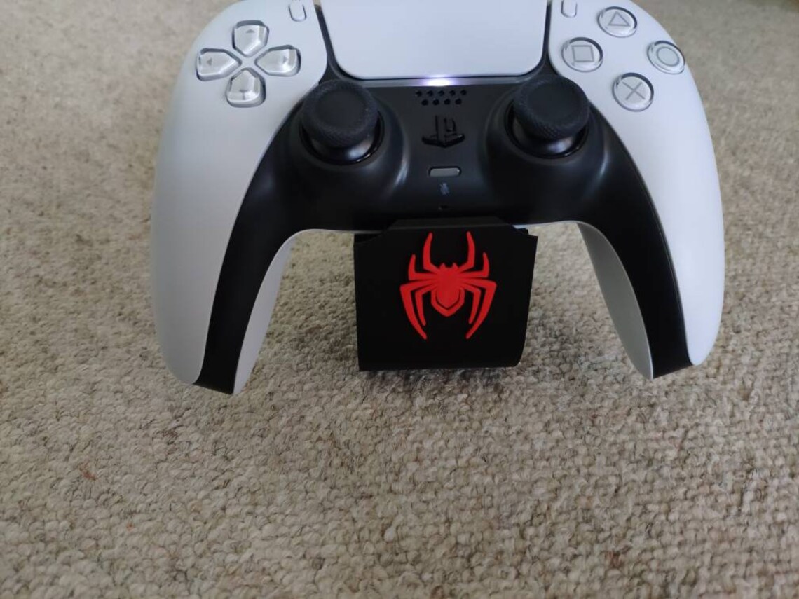 Spiderman Miles Morales Ps4ps5 Controller Holder Stand Etsy