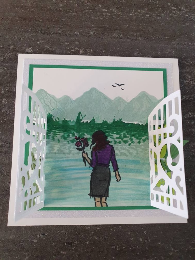 Handmade card all occasions wedding friendship anniversary pleasure to offer mourning love thanks