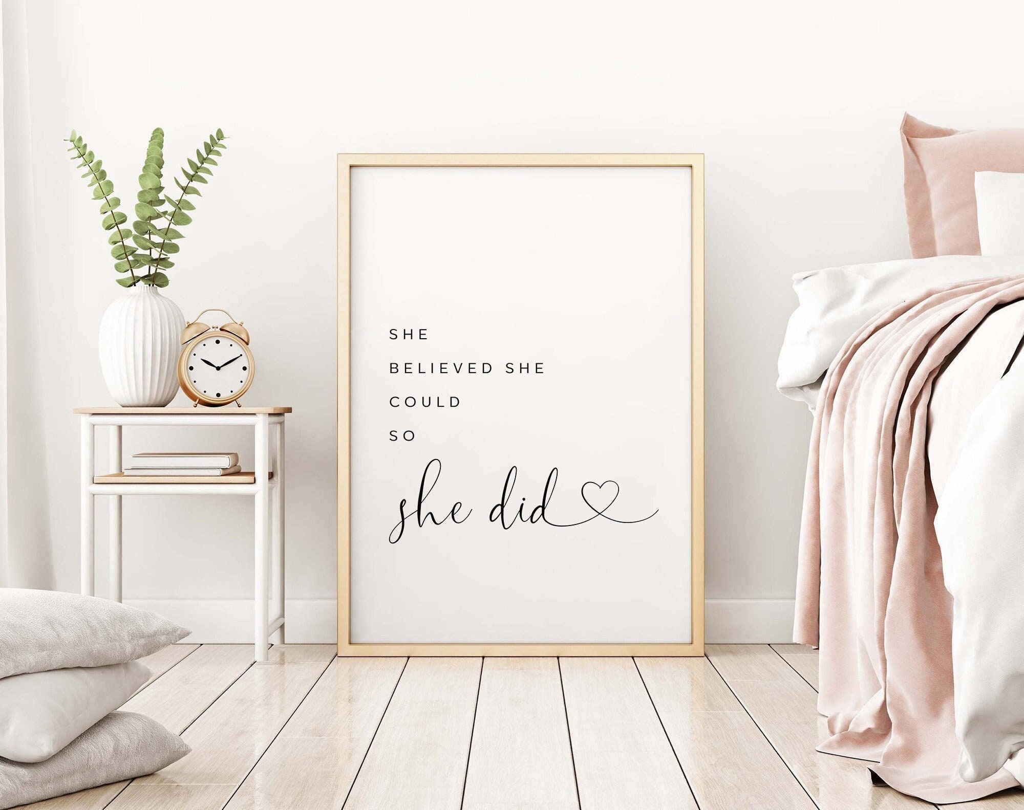 Believed Etsy She - Poster