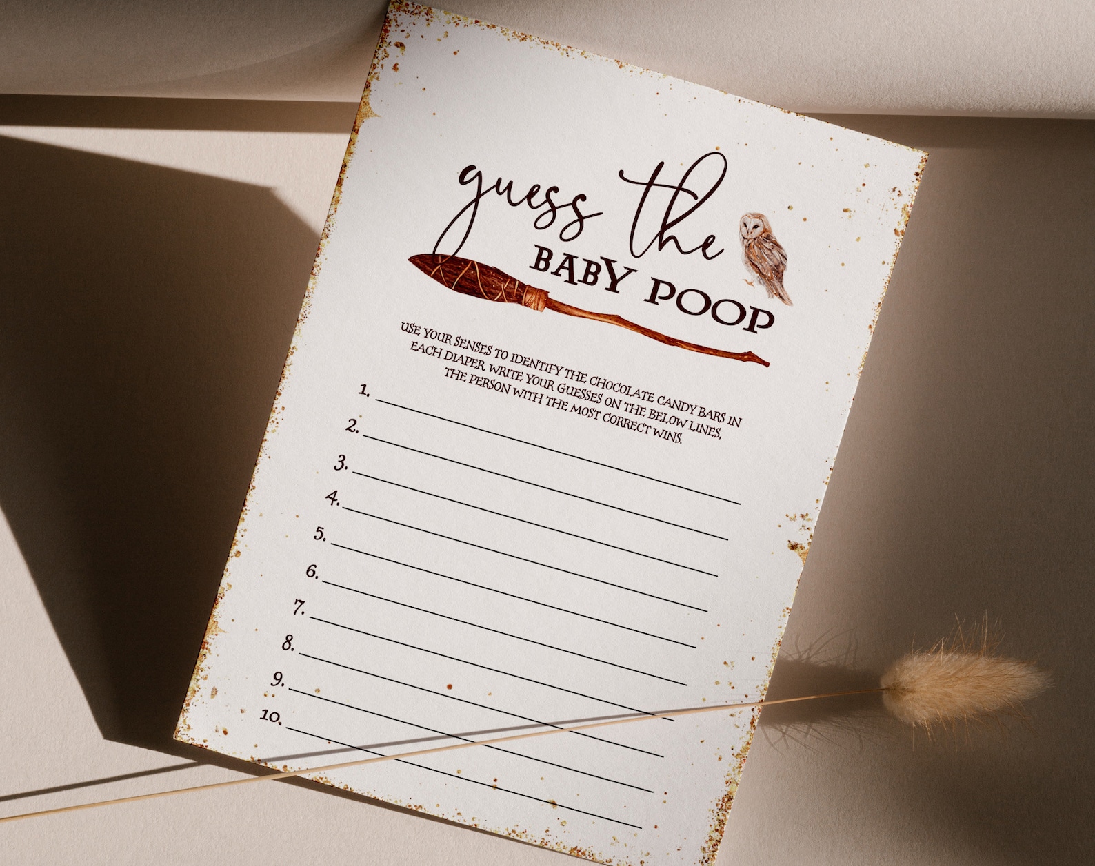Guess The Poop Baby Shower Game Rules BEST GAMES WALKTHROUGH