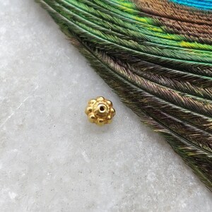 18k Gold Spacer, 18k Gold Spacer Bead Größe 3 mm, handgemachte Gold Spacer Bead finden, KC1359