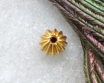 Handmade 18K Yellow Gold Spacer Bead (5.50mm)