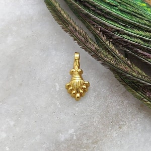 Handmade 18K Gold Charm | 18k Gold Charm Finding | 18k Gold Jewelry Supplies | KC1521