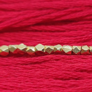 2mm Petite Nuggets 18k Solid Yellow Gold Findings Beads Sold as Pack Of 4 Pcs - KC2229