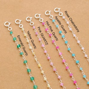 Grüne Smaragd Quarz Perlen Edelstein Choker Halskette, handgemachte Perlen verstellbare Halskette, delikate zierliche Schicht Armband