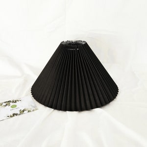 Pleated Lampshade Large Size For Table Lamps and Floor Lamps 9 Slant 8 Height 14 Bottom Diameter image 10