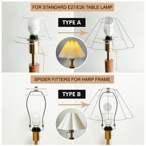 Orange Pleated Lampshade Warm Lighting For Table Lamps Pendant Light PVC Fabric Petal Shades Home Furnishing Lamp Decor image 4