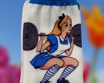 CHAUSSETTES D'ENTRAÎNEMENT parfaites pour les gymrats, chaussettes de fitness, chaussettes, chaussettes de gym, chaussettes drôles, cadeau pour elle, poids, entraînement, fitness, haltères, muscles