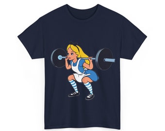 Alice Weightlifting T-Shirt / gym Gifts /Gym T-Shirt / Workout T-Shirt / Fitness T-Shirt / Deadlift T-Shirt / gym Lover T-Shirt / gym Shirt