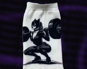 Perfekte Trainingssocken für Turner, Fitnesssocken, Socken, Turnsocken, lustige Socken, Geschenk für sie, Gewicht, Training, Fitness, Hantel, Muskeln