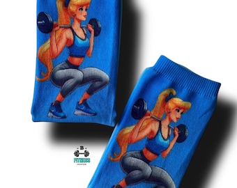 GYM SOCKS for Gymrats - Fitness Socks - Socks - Funny Socks - Gift for Him - Socks for Women - Fitness Socks - Socks Gifts - Unisex Socks