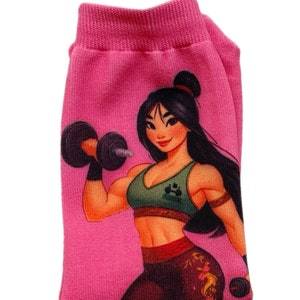 CHAUSSETTES D'ENTRAÎNEMENT parfaites pour les gymrats, chaussettes de fitness, chaussettes, chaussettes de gym, chaussettes drôles, cadeau pour elle, poids, entraînement, fitness, haltères, muscles image 2