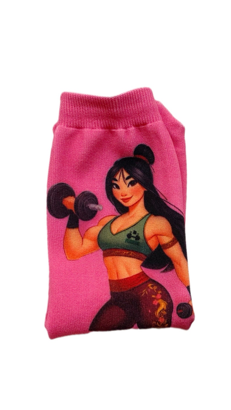 CHAUSSETTES D'ENTRAÎNEMENT parfaites pour les gymrats, chaussettes de fitness, chaussettes, chaussettes de gym, chaussettes drôles, cadeau pour elle, poids, entraînement, fitness, haltères, muscles image 2