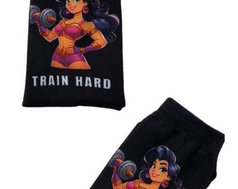 CHAUSSETTES D'ENTRAÎNEMENT parfaites pour les gymrats, chaussettes de fitness, chaussettes, chaussettes de gym, chaussettes drôles, cadeau pour elle, poids, entraînement, fitness, haltères, muscles