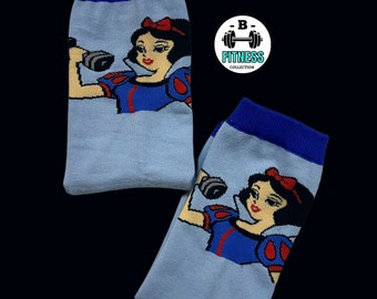 CHAUSSETTES D'ENTRAÎNEMENT parfaites pour les gymrats, chaussettes de fitness, chaussettes, chaussettes de gym, chaussettes drôles, cadeau pour elle, poids, entraînement, fitness, haltères, muscles