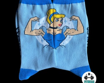 CHAUSSETTES D'ENTRAÎNEMENT parfaites pour les gymrats, chaussettes de fitness, chaussettes, chaussettes de gym, chaussettes drôles, cadeau pour elle, poids, entraînement, fitness, haltères, muscles