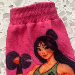 CHAUSSETTES D'ENTRAÎNEMENT parfaites pour les gymrats, chaussettes de fitness, chaussettes, chaussettes de gym, chaussettes drôles, cadeau pour elle, poids, entraînement, fitness, haltères, muscles image 9