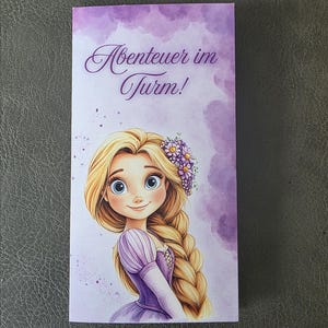 Avontuur in de Toren 3-voudige kaart voor de A6 budgetmap