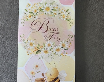 Klappkarte BienenFlug Challenge  A6 Binder Umschlagmethode