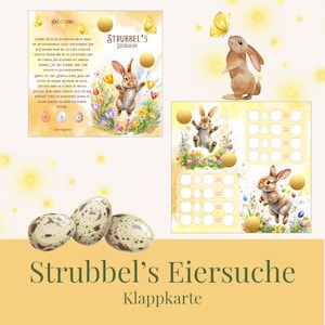 Pieghevole carta Strubbel's Egg Hunt Challenge Raccoglitore A6