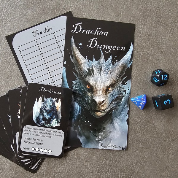 Sparspiel Drachen Dungeon für A6 Budgetbinder