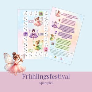 Sparspiel Frühlingsfestival der Feen für A6 Budgetbinder
