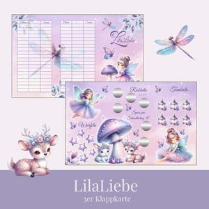Raccoglitore pieghevole LilaLiebe A6
