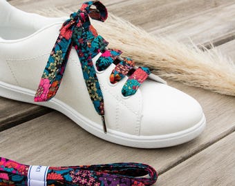 Pair of Liberty print shoelaces