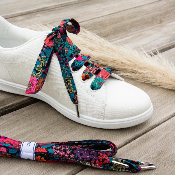 Pair of Liberty print shoelaces