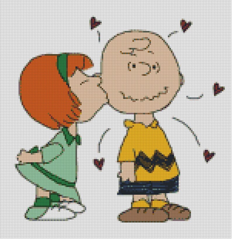 Cross stitch chart pattern Charlie Brown Snoopy Woodstock ...