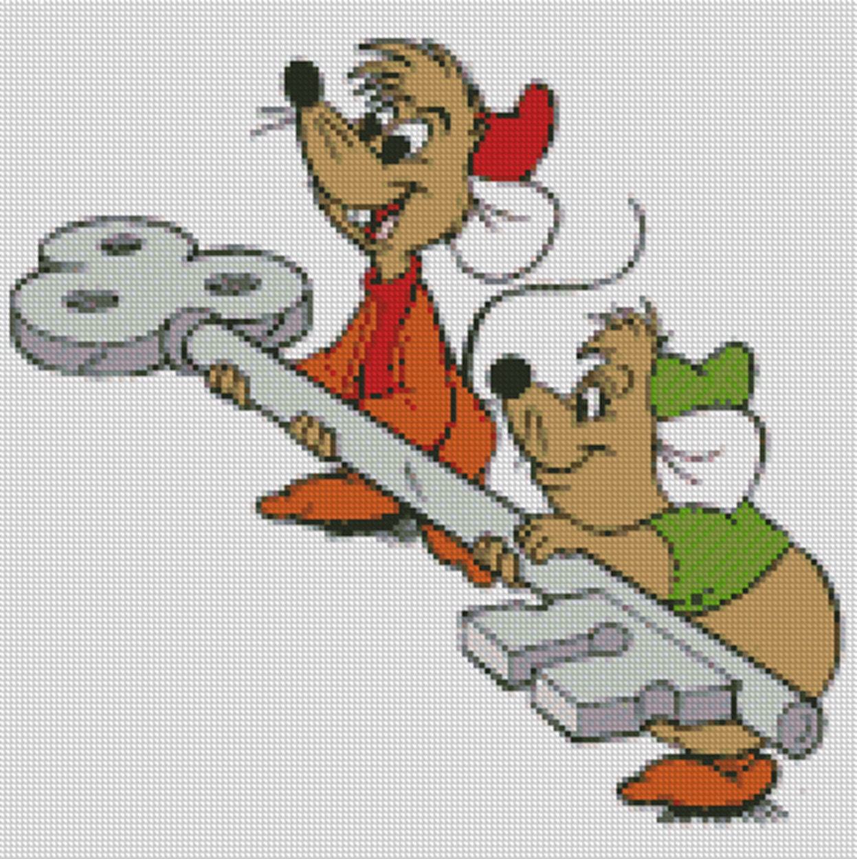 Cross stitch chart pattern Cinderella Mouse. Mice Jaq Etsy