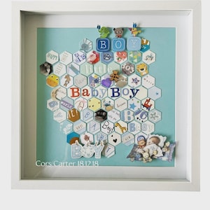 Carte-cadre souvenir personnalisé, collage pour une occasion spéciale, moment de mariage, cadeau de fiançailles sur mesure, cadeau de naissance d'un bébé, photo à accrocher au mur