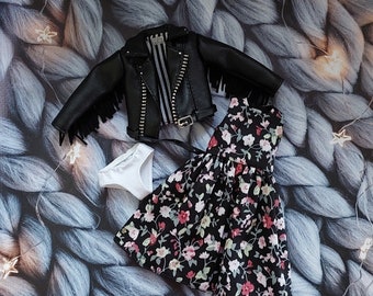 chaqueta + vestido + bragas para blythe