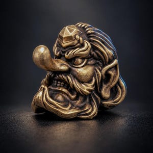 Paracord Bead  Tengu  天狗 てんぐ  for Knife, Bracelet, Necklace and EDC Gears, ShadowEDC
