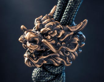 Paracord Bead Chinese Dragon  for Knife, Bracelet, and EDC Gears