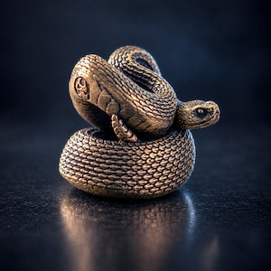 Rattlesnake EDC Paracord Bead – Snake Knife Lanyard Charm
