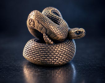 Rattlesnake EDC Paracord Bead – Snake Knife Lanyard Charm