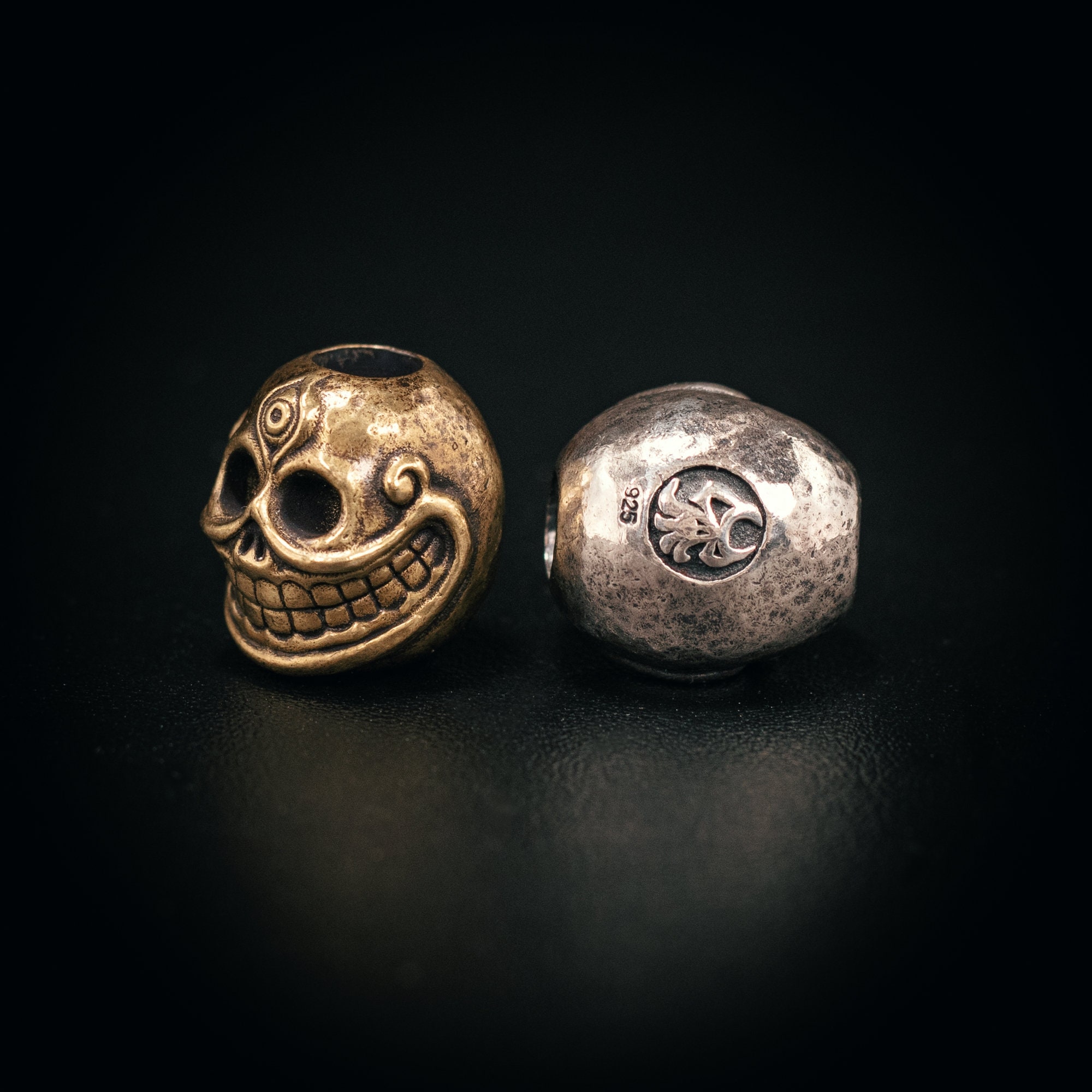 Paracord Bead Skull for Knife Bracelet and EDC Gears Tibetan Etsy