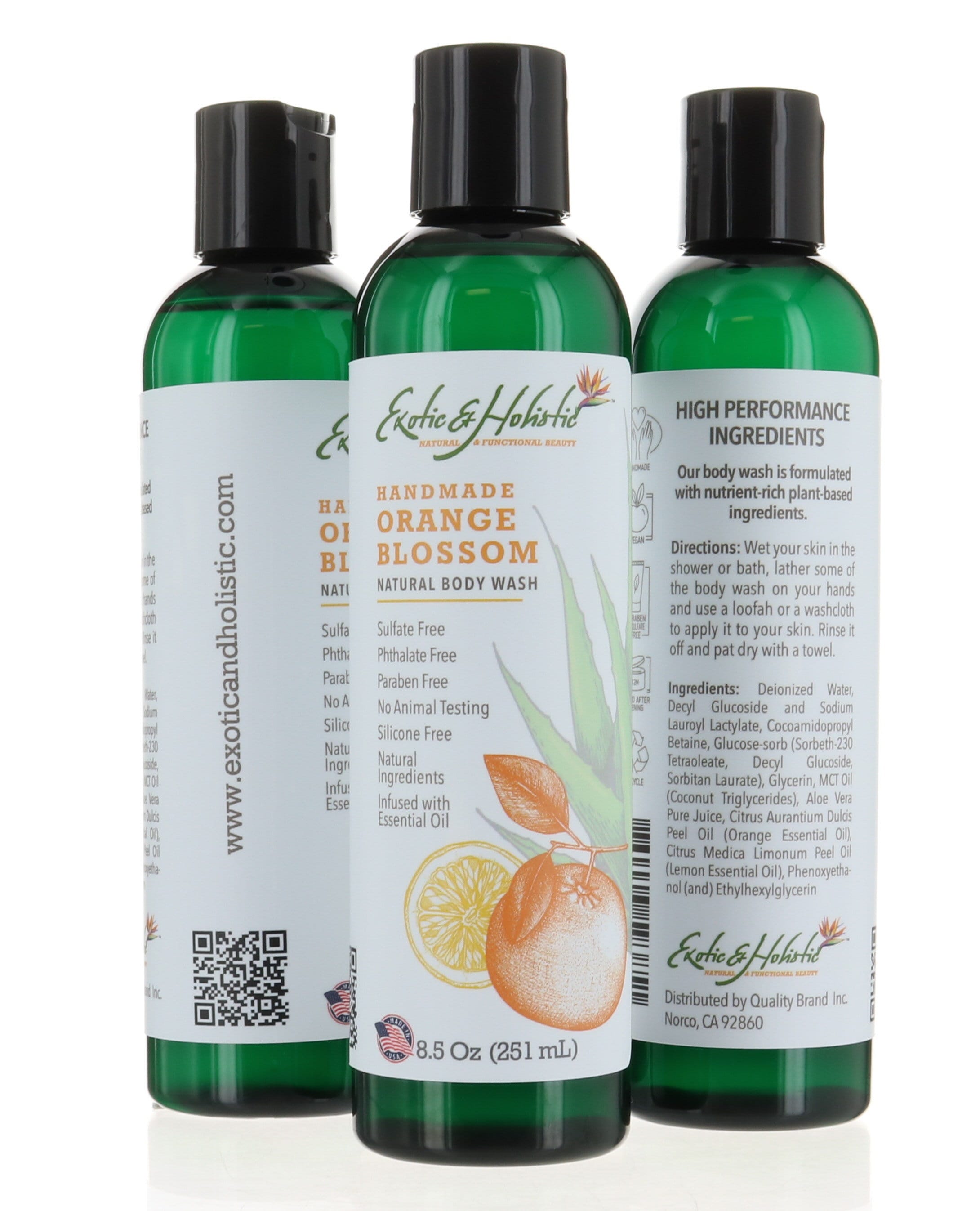 Orange Blossom Body Wash 8.5 FL OZ & Foaming Face Wash 2oz Etsy