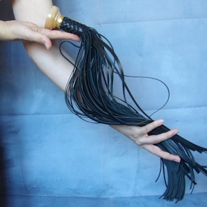 Leather Pony Tail