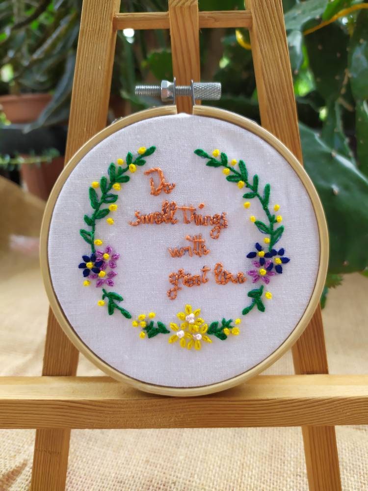 Hand Embroidered Wall Hanging Wall Decoration Hand Etsy