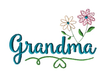 Grandma-Machine Embroidery Design-#1124